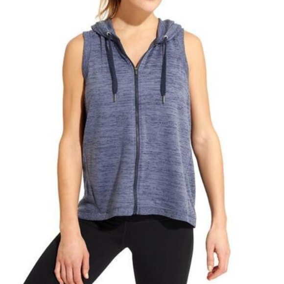 Athleta Blissful Balance Full Zip Activewear Vest, Hooded, Size S - Picture 2 of 8